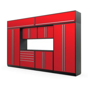 Proslat Fusion Plus 13 ft set MAX Overheads Garage Cabinet