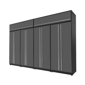 Proslat Fusion Plus 13 ft Garage Cabinet set 4-Pack