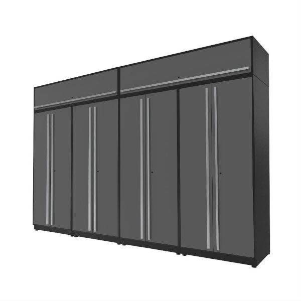 Proslat Fusion Plus 13 ft Garage Cabinet set 4-Pack