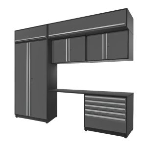 Proslat Fusion Plus 10 ft Garage Cabinet set