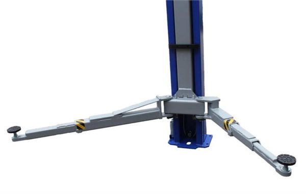 Tuxedo TP11KC-DX 11,000 lb 2 Post Clear Floor Direct Drive Bi-Symmetric 3 Stage Arm Lift - Image 2