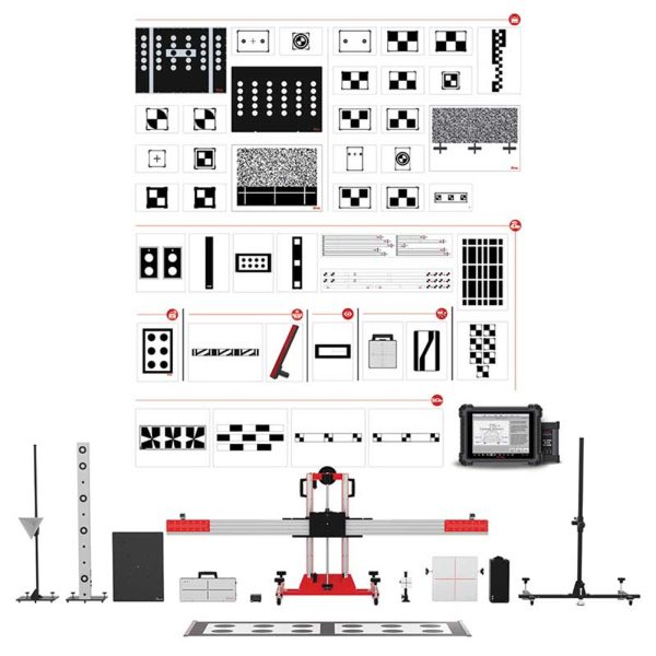 Autel AS20T 2.0 ADAS Standard Frame All Systems Package and MS909 Tablet
