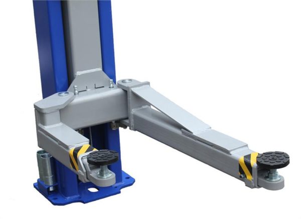 Tuxedo TP11KC-DX 11,000 lb 2 Post Clear Floor Direct Drive Bi-Symmetric 3 Stage Arm Lift - Image 3