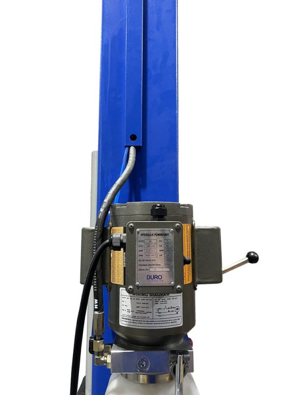 Tuxedo TP11KC-DX 11,000 lb 2 Post Clear Floor Direct Drive Bi-Symmetric 3 Stage Arm Lift - Image 12