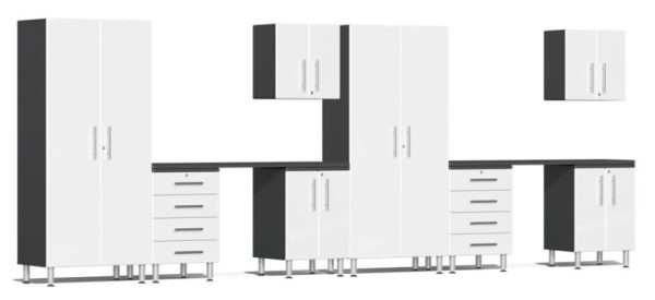 Ulti-MATE Garage 2.0 Series 10-Piece Set with Dual Workstation