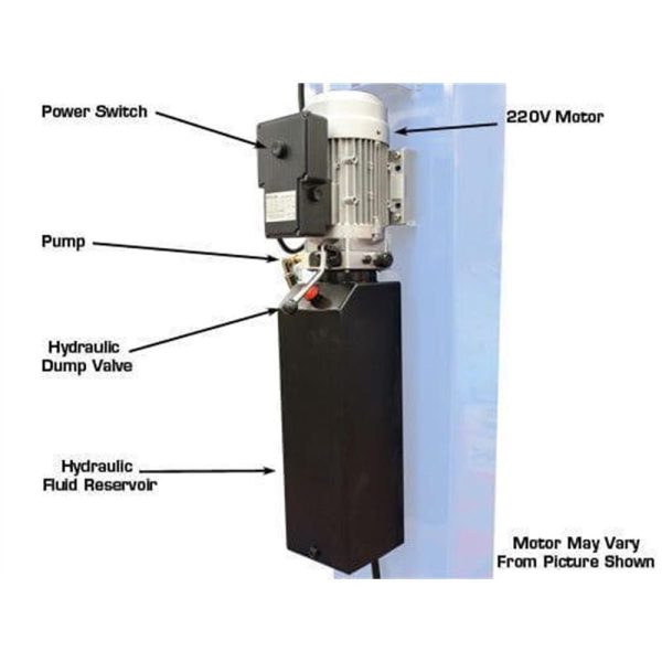 Atlas 414 14,000 lb. 4-Post Lift + RJ8 Rolling Jacks Combo - Image 5