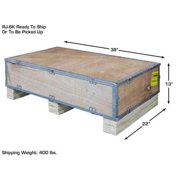 Atlas RJ6 Air/Hydraulic 6,000 lbs. Capacity Jack Rolling Bridge Jack - Image 5