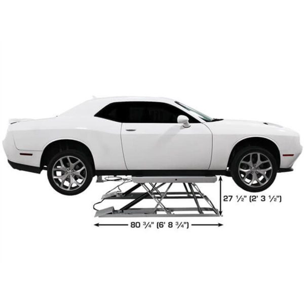 Atlas 6PL Open Center Low Rise 6000 lb Capacity Scissor Lift - Image 4