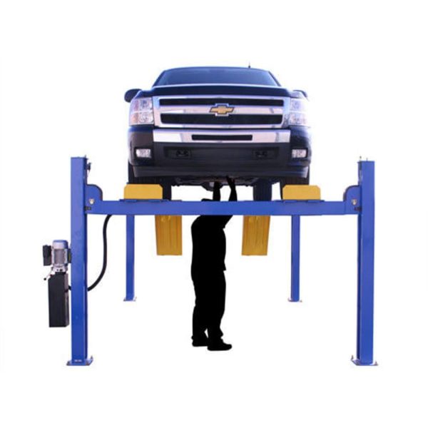 Atlas 414 14,000 lb. 4-Post Lift + RJ8 Rolling Jacks Combo - Image 9