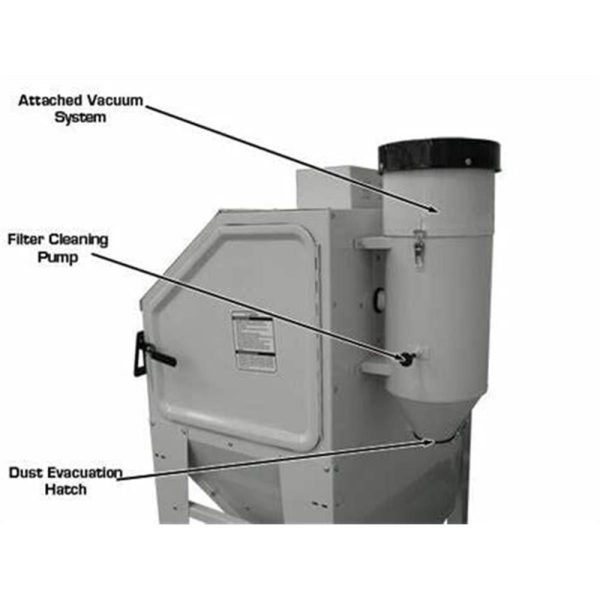 Atlas SBC420 Standard Sandblast Cabinet with Vacuum - Image 8