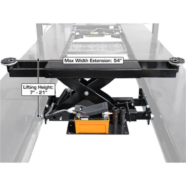 Atlas RJ6 Air/Hydraulic 6,000 lbs. Capacity Jack Rolling Bridge Jack - Image 7