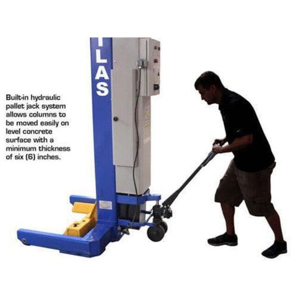 Atlas ALI Certified Battery Powered Mobile Column Lift System 111,000 Lb. Capacity (Set of 6) - Image 6