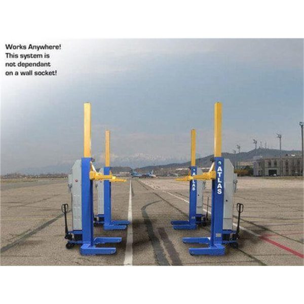 Atlas ALI Certified Battery Powered Mobile Column Lift System 74,000 Lb. Capacity (Set of 4) - Image 3