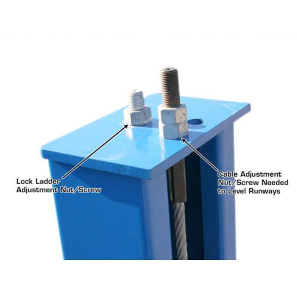 Atlas 414 14,000 lb. 4-Post Lift + RJ8 Rolling Jacks Combo - Image 16